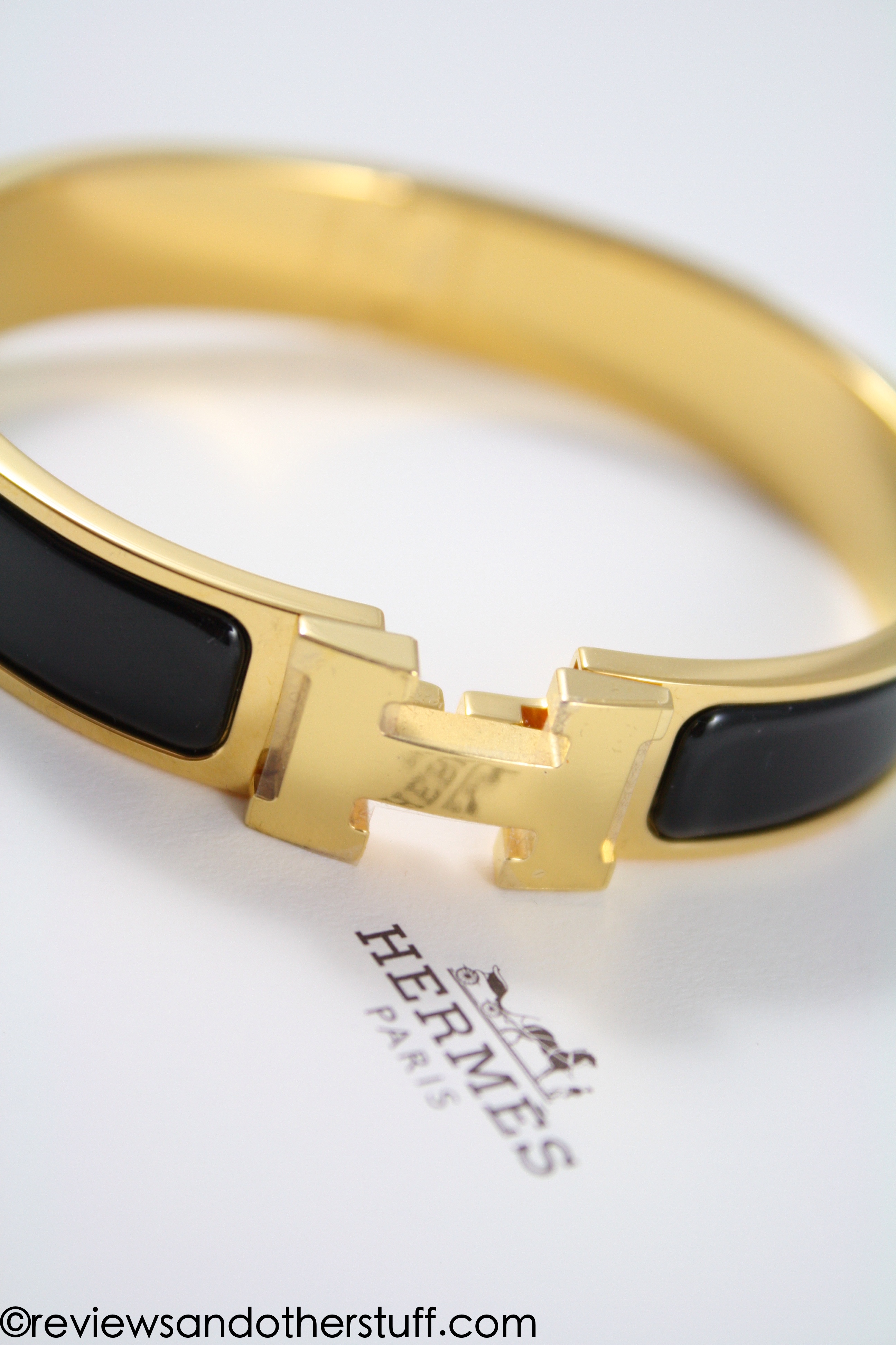 HermsMerized. The Hermes Clic H Black Enamel Bracelet Review ...  